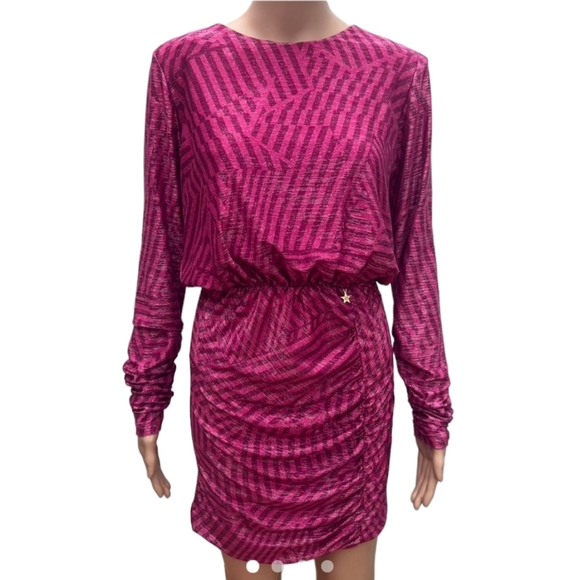 Byblos Dresses & Skirts - Byblos luxury dress made in Italy pink mid length size 12